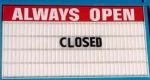open closed